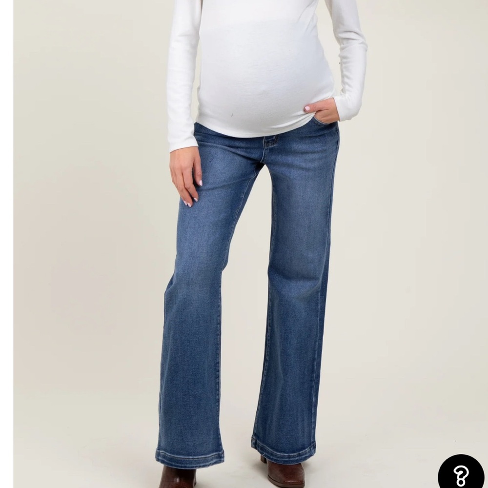 Women's Blue Maternity Jeans